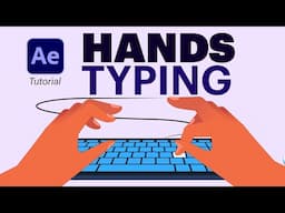 Hand Typing - Motion Graphics Animation Tutorial in After Effects