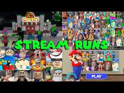 Speed Runs in #roblox Scary Obby Games, from Barry, School, Carnival, Mr Funny, Splanky