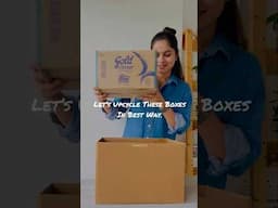 इन Cardboard Boxes 📦 का क्या किया जाए। Best way of Reuse. #diy #cardboardboxes #youtube #diyshorts