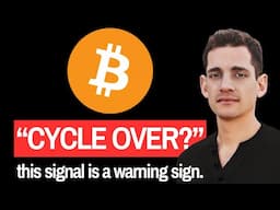 Bitcoin [BTC]: This Is A Warning Signal For Crypto.