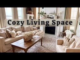 Living Room Refresh | Simple Everyday Styling Ideas + TV Cabinet Design | Decorate with Me