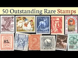 Rare Stamps Worth Money From Libya To Italy | 50 Outstanding Stamps In The World