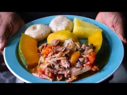 Jamaican Salt Mackerel and Hard Boiled Food