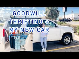 GOODWILL THRIFT HAUL + NEW CAR