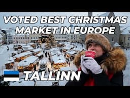 BEST Christmas Market in Europe? Tallinn is a magical HIDDEN GEM!