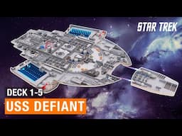 Star Trek:  Inside the USS Defiant Class Deck 1-5 (Update 2024)