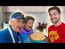 I surprised my parents with an apple pie made from scratch!