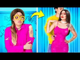 MEGA COLLECTION! From NERD to POPULAR! Total makeover using viral hacks and gadgets from TikTok