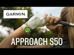 Garmin | Approach® S50 | Montre GPS de golf connectée avancée