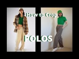 HOW TO CROP A POLO SHIRT