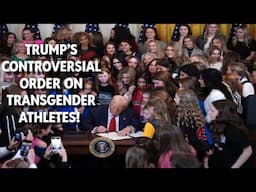 🚨 Trump’s Controversial Order on Transgender Athletes! 🚨