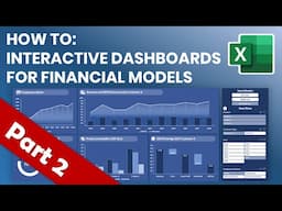 Modern interactive Excel dashboard pt.2 | Dynamic graph titles & Info boxes | MS Excel tutorial