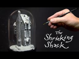 Making 'The Shrieking Shack' from Styrene! - Harry Potter Diorama (Relaxing)