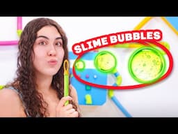 I Made bubbles out of slime!