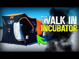 DIY walk in incubator for mushroom farm (NORDIC POP UP INSULATED TENT)