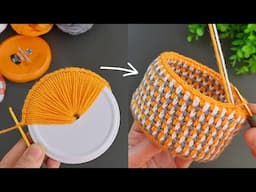 Super idea 👍 How to make eye catching crochet ✔ Vay! Süper fikir göz alıcı tığ işi nasıl yapılır.