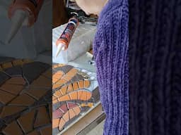 Wednes 29th Jan 2025: How to cut a floor tile for mosaic making