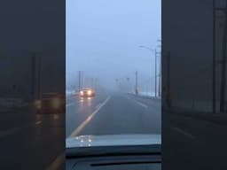 It’s foggy early morning #shorts #shortsvideo #trending #automobile #viralvideo #viral #road #foggy