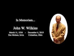 John W. Wilkins, March 11, 1936 - Dec. 6,2019