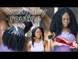 THE PERFECT  WASH DAY ROUTINE for Hair Growth | Type 4 Thick Natural Hair | Quick & SUPER DETAILED