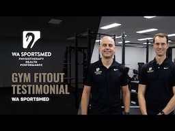 WA SportsMed Physiotherapy Fitout Testimonial | AlphaFit