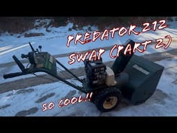 CHEAP Predator 212 Engine Swap on a 40 YEAR OLD BOLENS! (Part 2)