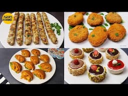 Iftar Recipes, Chicken Cheese Kabab,  Chicken Nuggets,Chicken Bread Pockets Dessert, Ramadan Recipes