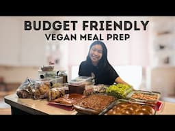 Budget Friendly Vegan Meal Prep Recipes - Sunday Reset For Large Family of 7