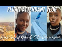 FLIGHT ATTENDANT VLOG | Long Duty Days, Broken A/C, & Fun Crew on my Layover