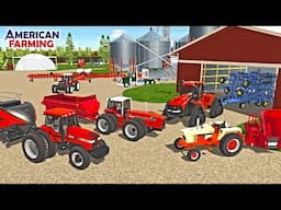 BIG TIME PLANTING, SPREADING CATTLE MANURE, MAKING HAY & MORE! | AMERICAN FARMING