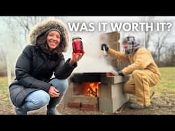 We Tried Maple Sugaring and IT WORKED! (but was it worth it?)