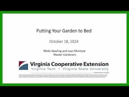 Putting Your Garden to Bed