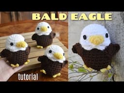 CROCHET BALD EAGLE | Bird Amigurumi Series | Free Pattern and Tutorial