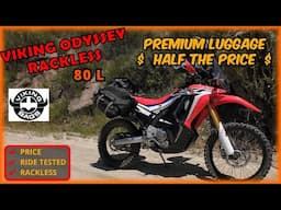 VIKING 80L RACKLESS LUGGAGE | MOTO CAMPING | CRF 300L RALLY | MOSKO Reckless 80