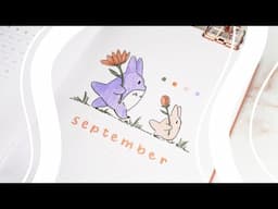 September 2024 bullet journal setup | plan with me | studio ghibli theme ♡