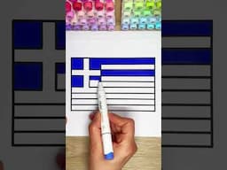 ASMR Flag colouring #asmrcolouring #relaxingcoloring #asmrsounds