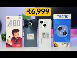 itel A80 Vs Tecno Spark Go 1 Unboxing | Comparison