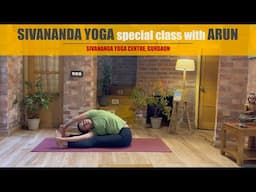 Sivananda 90 mins yoga class with Arun - milestone class