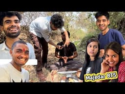 Behind the scenes || bundeli shaitan || Om upadhyay Ashish Upadhyay Bihari Upadhyay