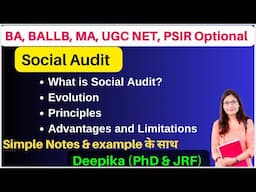 Explain Social Audit