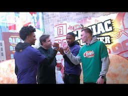 Finalists Jayden Daniels, Bo Nix & Michael Penix Jr. took over the Times Square Flagship Restaurant