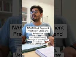 NAATI Hindi Segment Practice in Class and Feedback | M and MM PTE NAATI