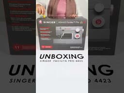 Conoce la máquina de coser Singer #FacilitaPro 4423 en este #unboxing de venta en Casa Díaz 👈😀