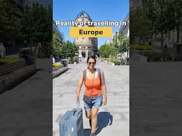 Reality of #Europe travel 🧳 #europetraveltips #europetours #indiatoeurope #europetrip #travelvlog