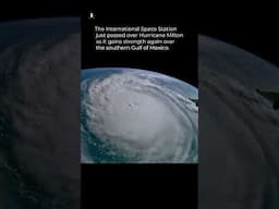 A Space View of Hurricane Milton! #shorts #space #milton