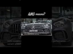 amg means | amg meaning #amgmercedes  #automobile #luxury #facts