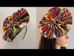 🤩 How to Make a Fascinator 🤩 | DIY Fabric Fascinator Style Wedding Hat | Fascinator Headband | मोहित