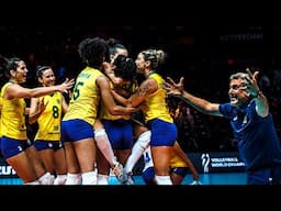 Incedeble Volleyball Actions by Brazil | Unforgettable Moments |  World Championship 2022 (HD)