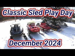 Classic Sled Play Day! Polaris XCR800 and Classic 500. Ski Doo Formula III and Formula Z.