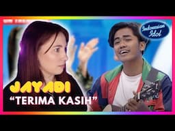 Jayadi "Terima Kasih" | Indonesian Idol 2025 | Mireia Estefano Reaction Video